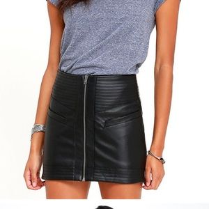 Jack by BB Dakota leather mini skirt